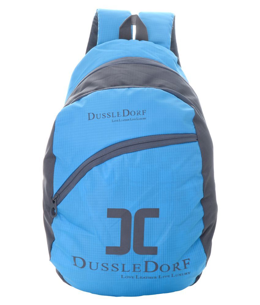 Dussledorf Cyan Turquoise Backpacks / School Bags / College Bag (25