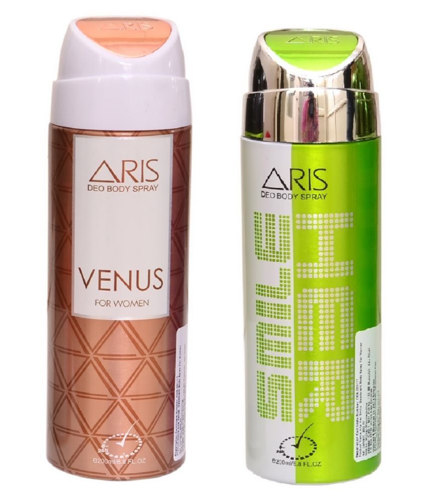 ARIS Unisex Daily use Deodorant Spray 200 ml Pack of 2 Buy ARIS Unisex