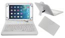 Acm Usb Keyboard Case for Apple Ipad Mini 4 Tablet Cover Stand - White