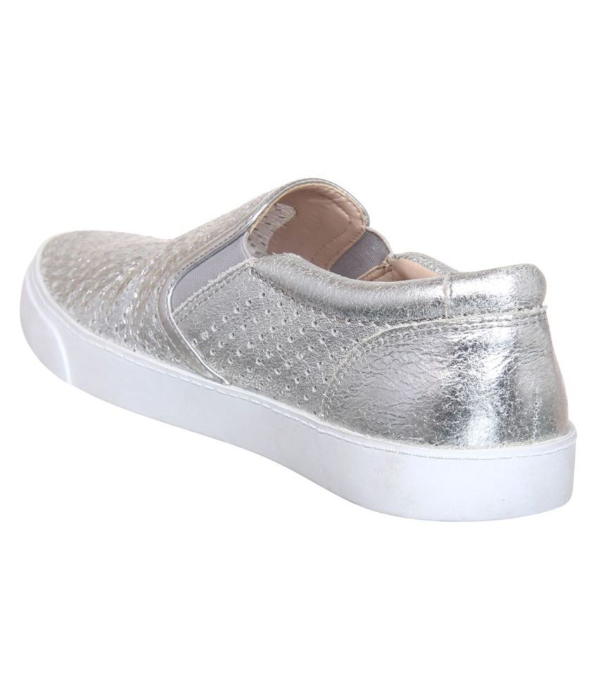 clarks silver shoes