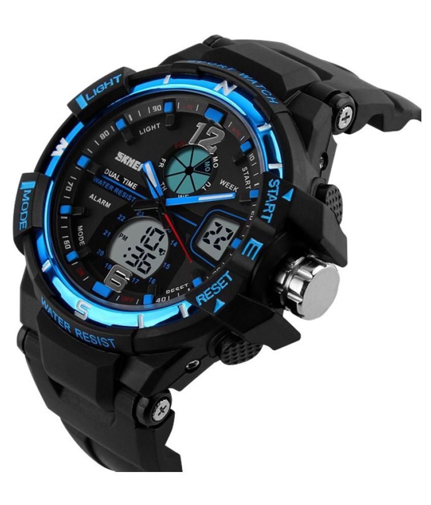 skmei blue digital-analog watch - Buy skmei blue digital-analog watch ...