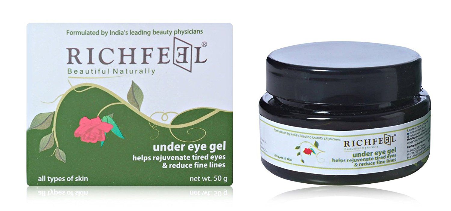     			Richfeel Under Eye Gel 50 G | Removes Dark circles & Puffiness