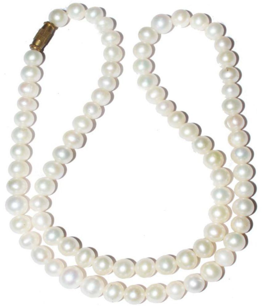     			vastughar white Moti Mala