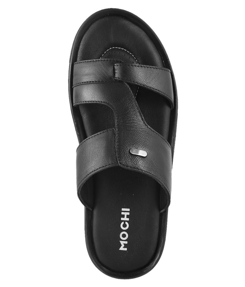 mochi black sandals