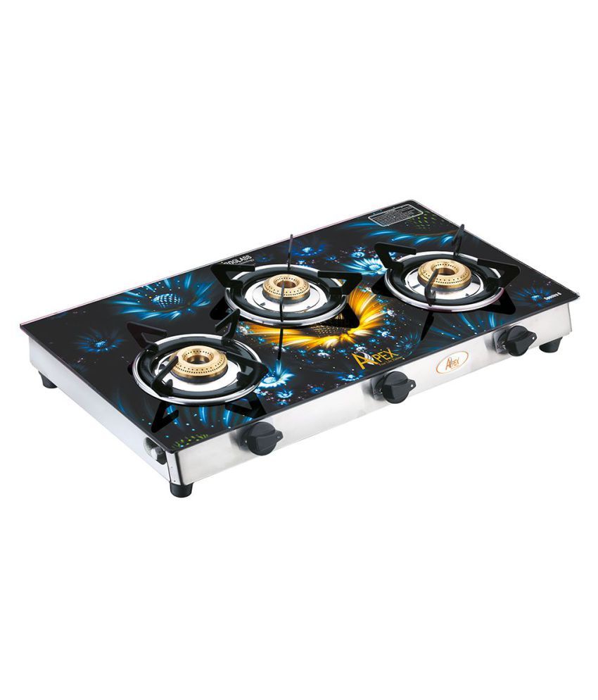 Apex Designer Triple Burner Sigma (spectra 6) 3 Burner Manual Gas Stove
