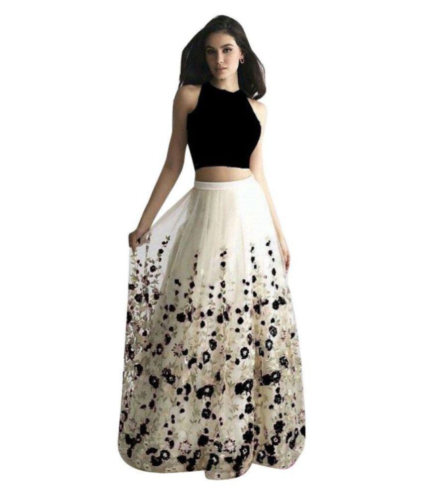 tissue lehenga