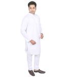 GENERATION NEXT White Cotton Kurta Pyjama Set