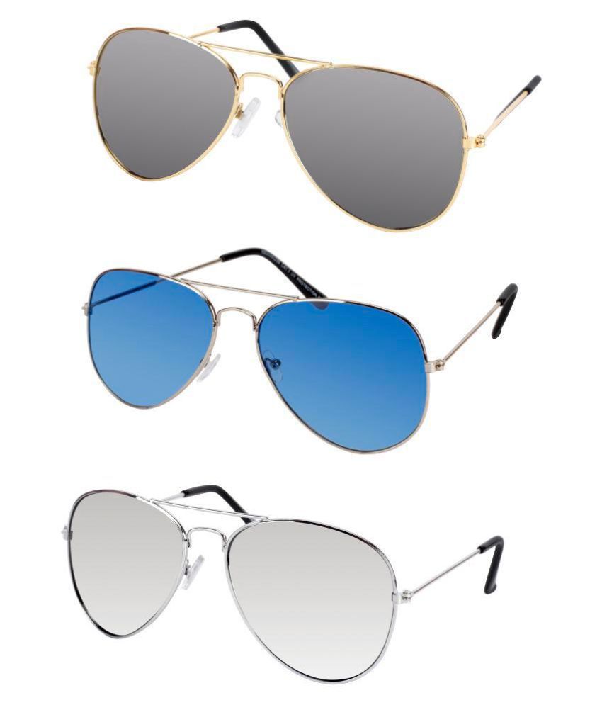 ANSH BLUE BAY COMPANY Sunglasses Combo ( 3 pairs of sunglasses ) - Buy ...