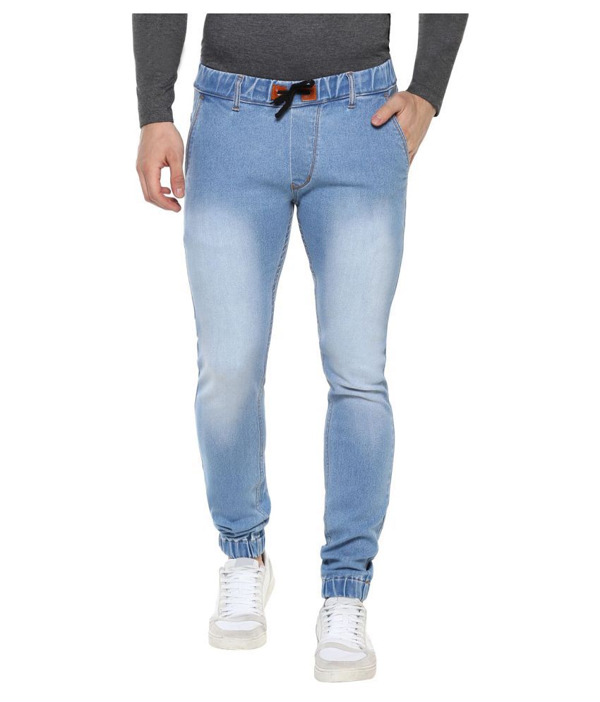     			Urbano Fashion - Light Blue 100% Cotton Slim Fit Men's Jeans ( Pack of 1 )