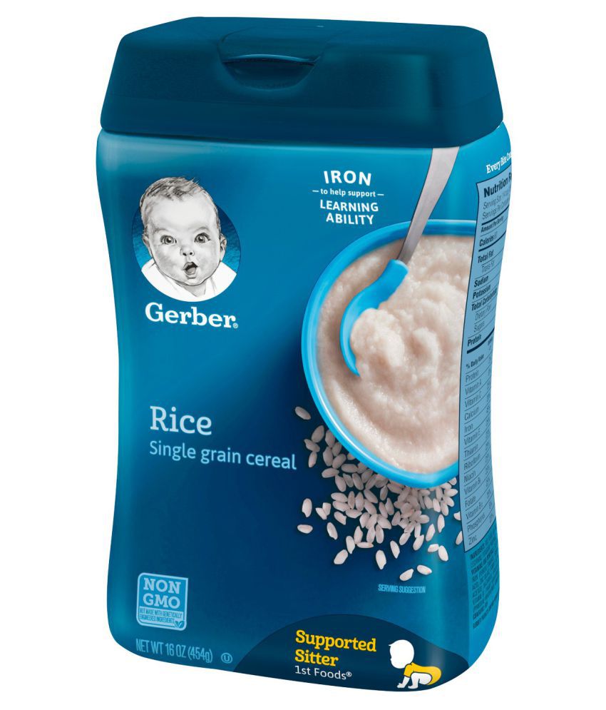Gerber Gerber Baby Food Rice Single Grain Cereal 227g Infant Cereal for