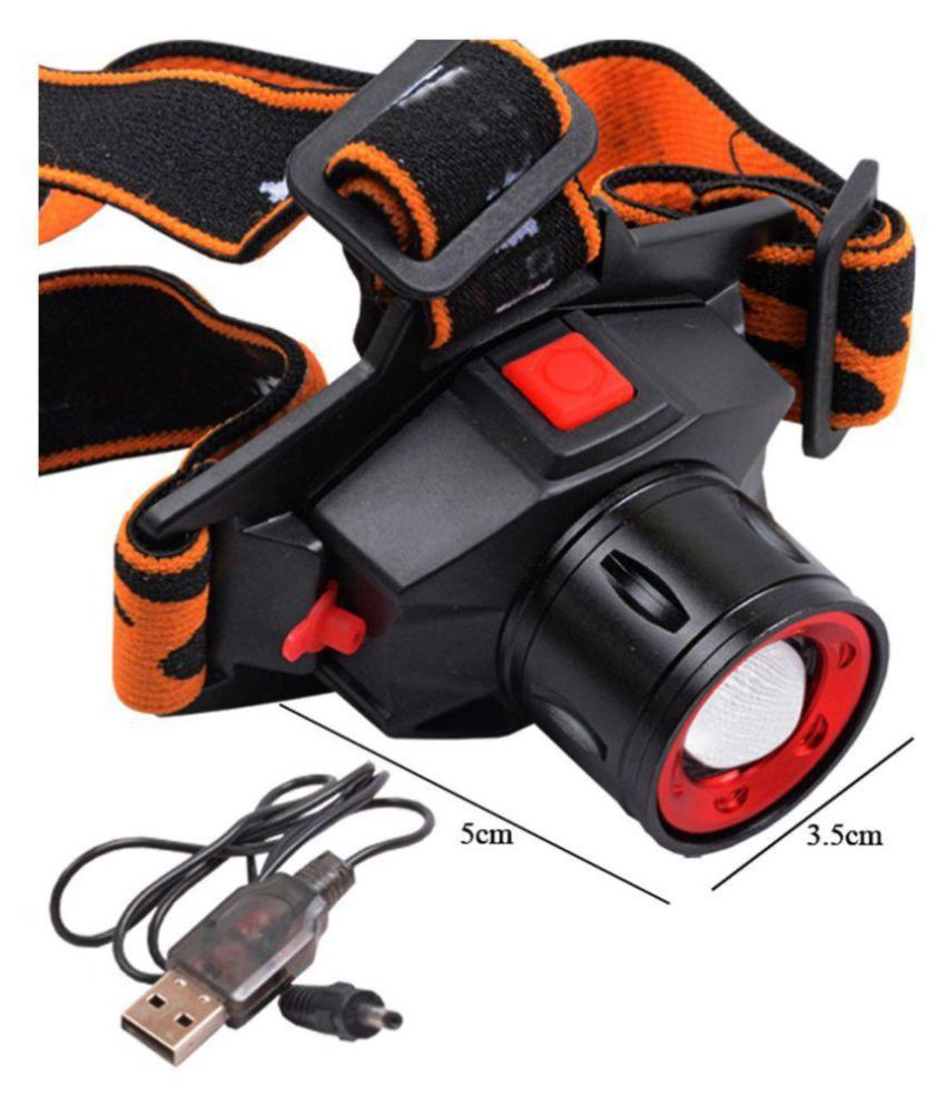 RECHARGEABLE ZOOMABLE CREE LED Headlamp Head lamp light Torch