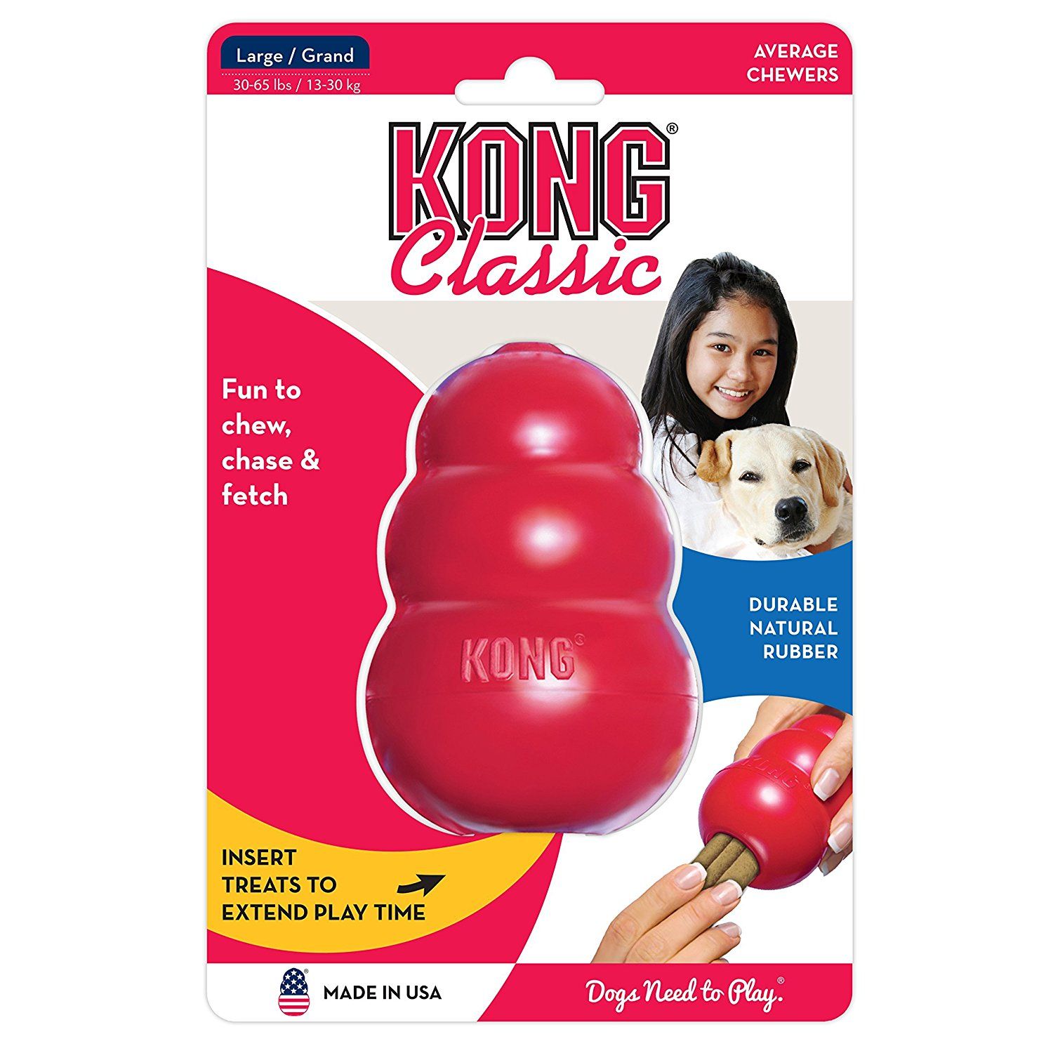 Kong Classic Dog Toy (Large) Buy Kong Classic Dog Toy (Large) Online