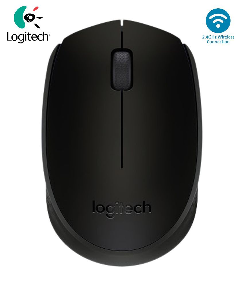     			Logitech B170 Black Wireless Mouse