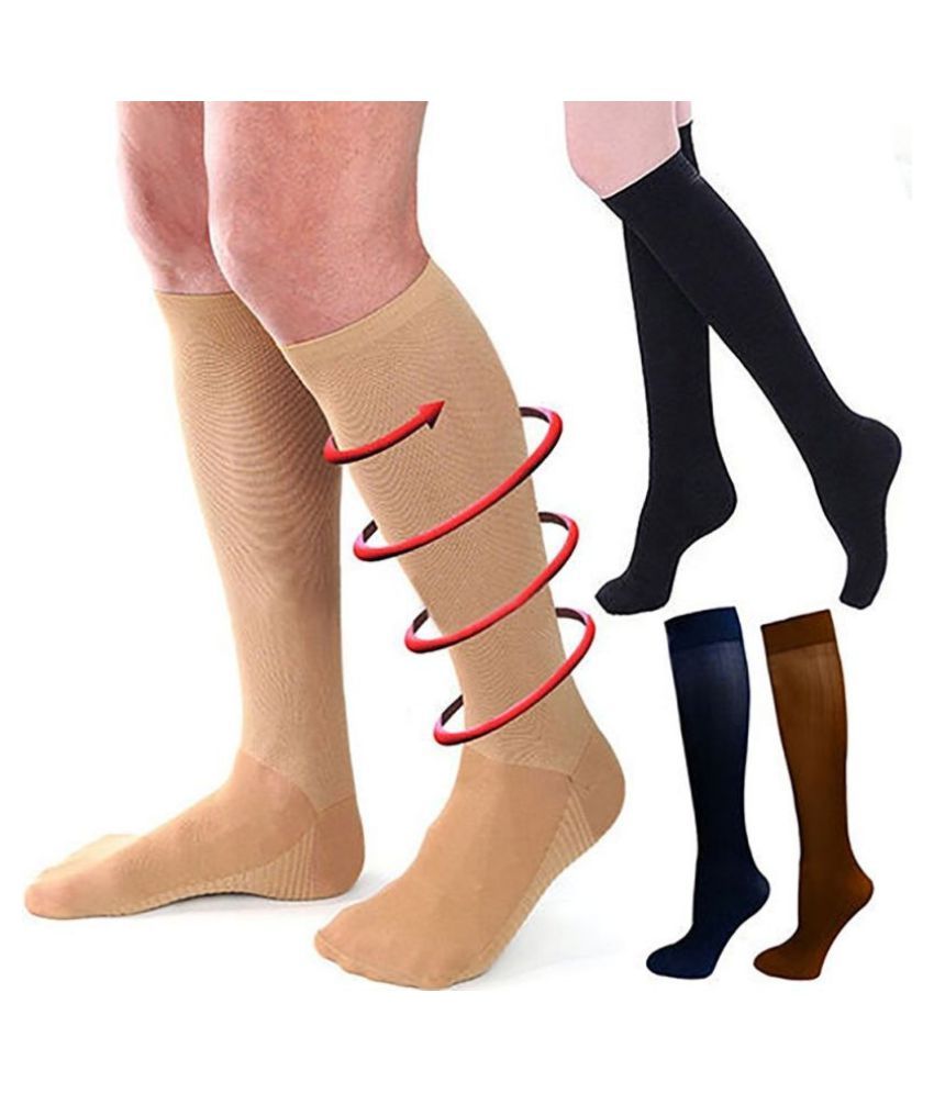 1 Pair Compression Pressure Nylon Varicose Veins Leg Relief Pain