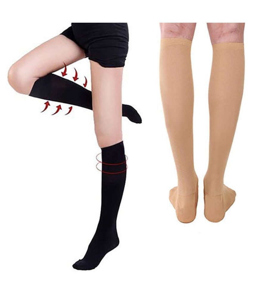 1 Pair Compression Pressure Nylon Varicose Veins Leg Relief Pain