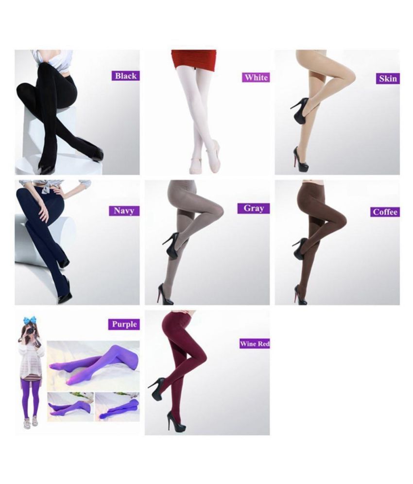 Fashion Women Thick 120d Stockings Pantyhose Tights Opaque Long Footed