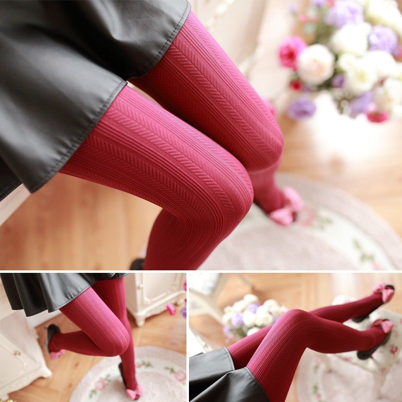 Fashion Womens Thick Tights Knit Winter Pantyhose Tights Warm Cotton Stockings Buy Online At