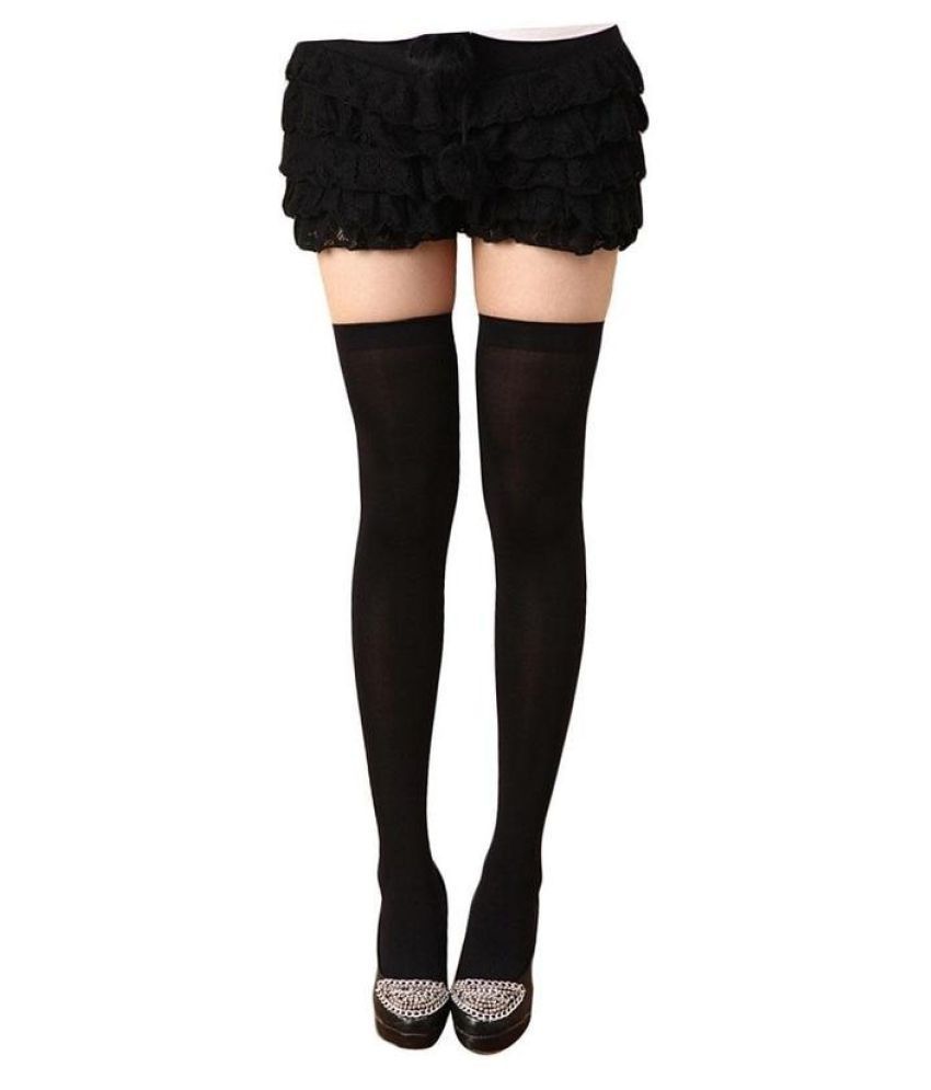 Girls Ladies Thigh High Over Knee Socks Women Candy Color Long Cotton