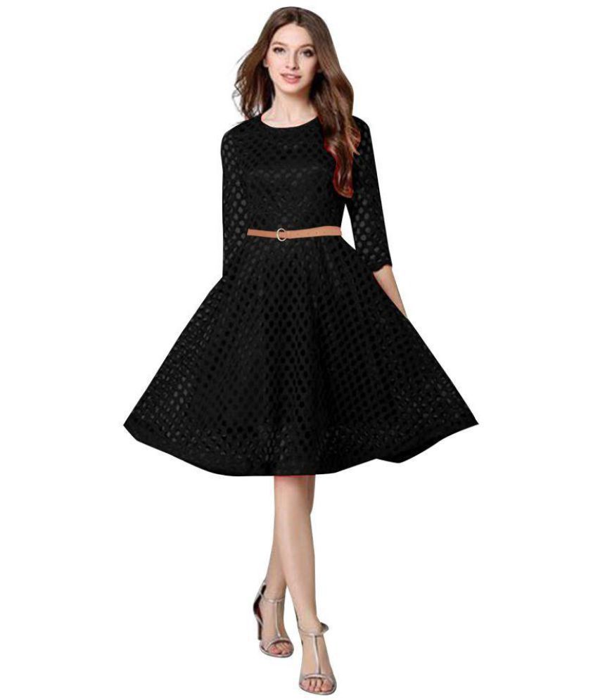     			UMA Enterprises Lace Black Dresses