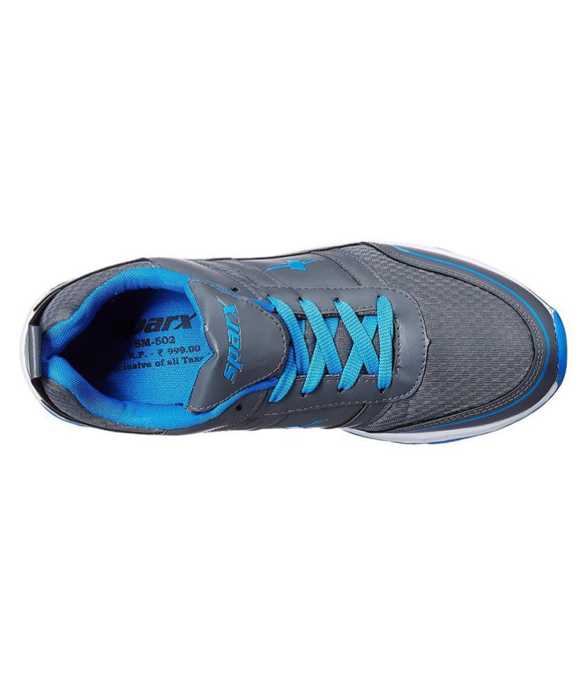 Sparx 100% original SM-502 Grey Blue Running Shoes - Buy Sparx 100% ...
