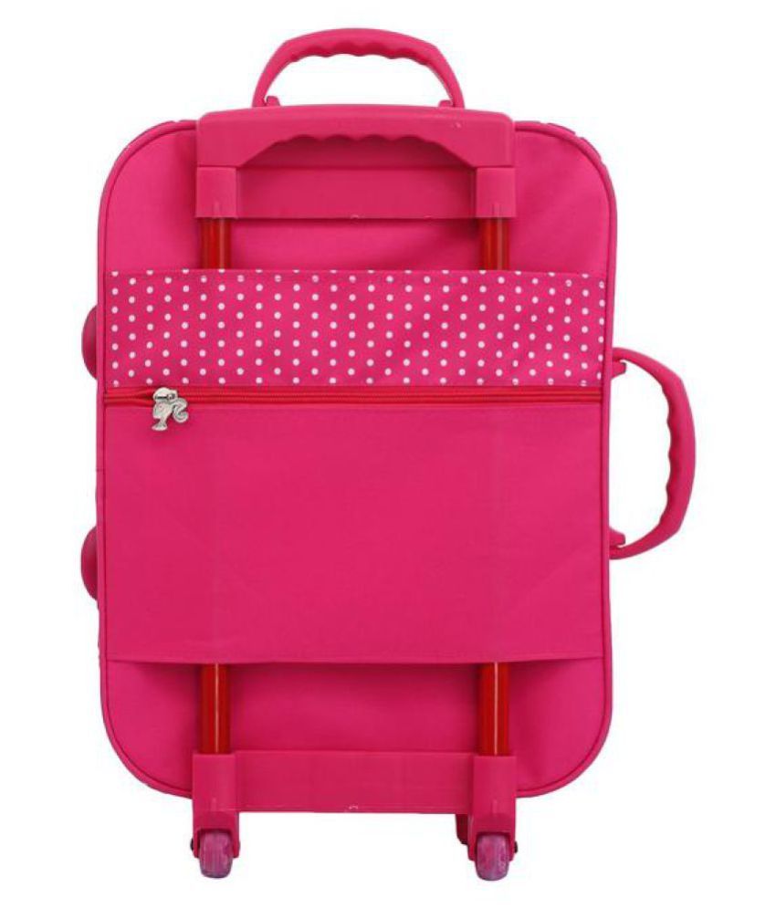 Barbie Multi Color S (Below 60cm) Cabin Soft BBTROLLEYAGREEN Luggage