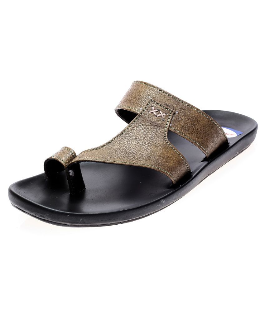 mens leather slippers online