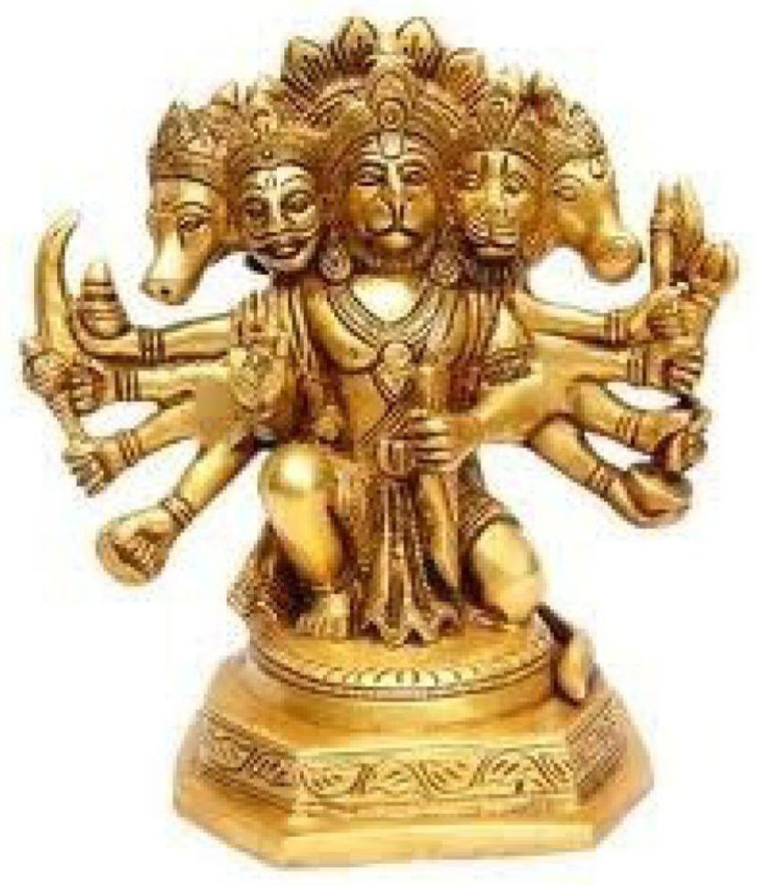     			Neelkanth Rudraksha Hanuman Brass Idol