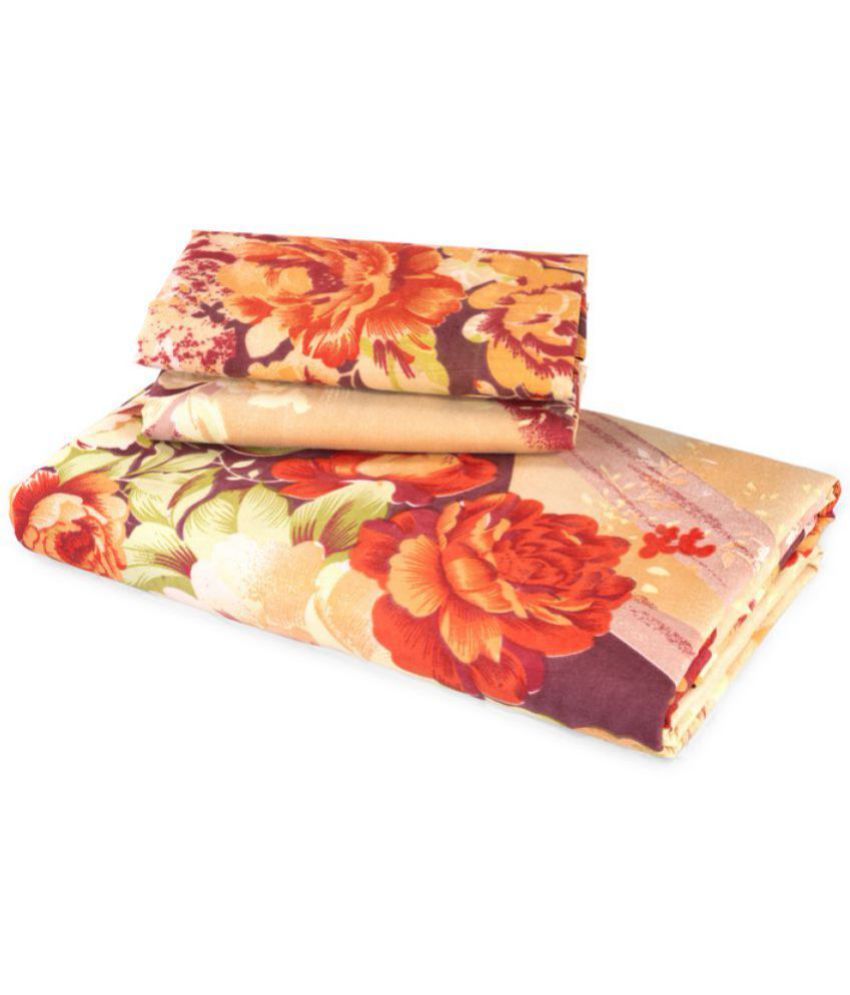 Bombay Dyeing Microfibre Double Bedsheet with 2 Pillow Covers Buy
