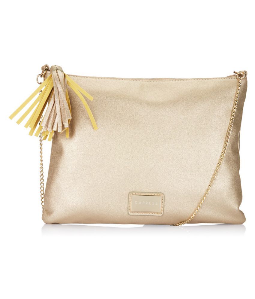 caprese golden handbag