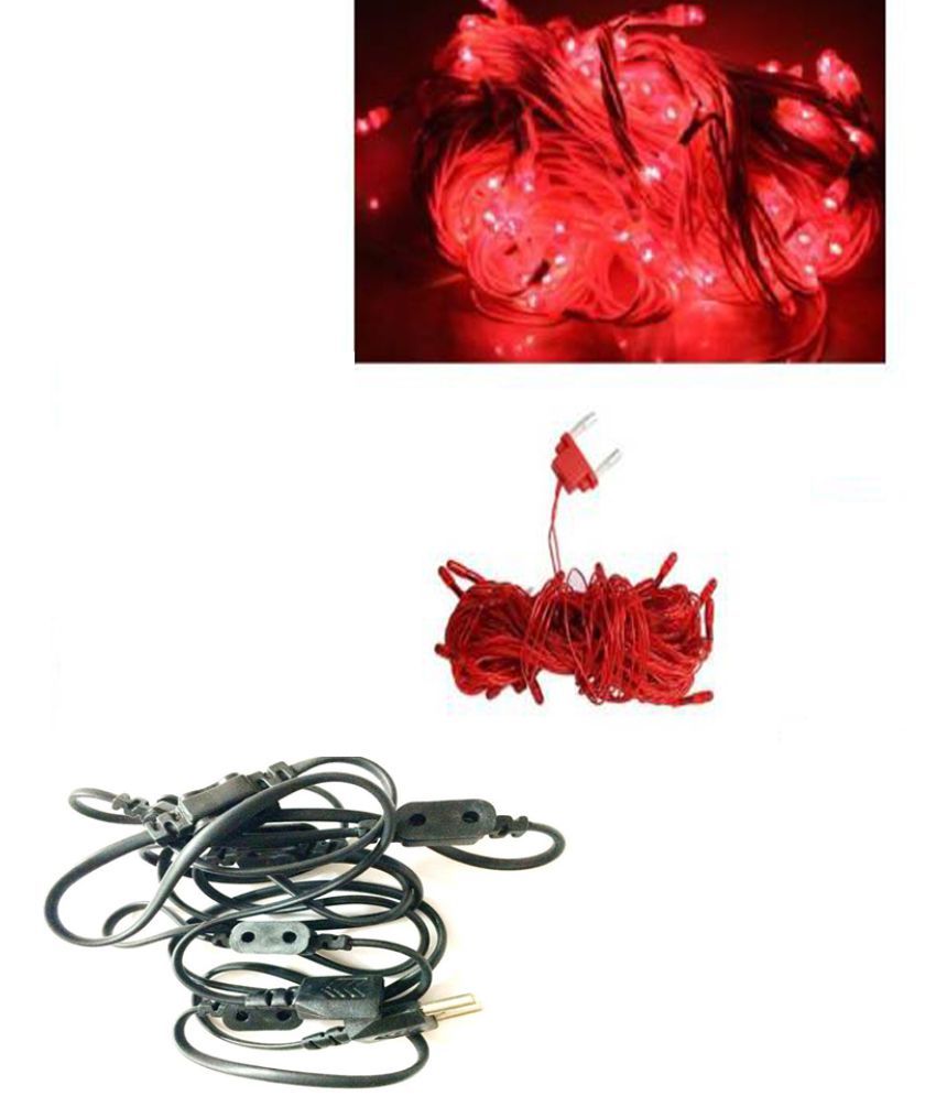 Ascension Red LED String Light 4 Meter Pack of 4 Buy Ascension Red