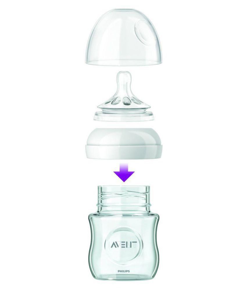Philips AVENT Natural Glass Bottle, 8 Ounce: Buy Philips ...