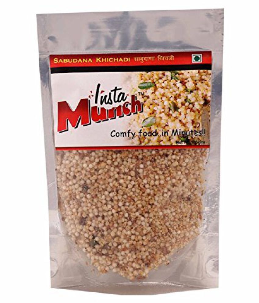 instamunch Sabudana Khichdi 100 gm Pack of 3: Buy instamunch Sabudana