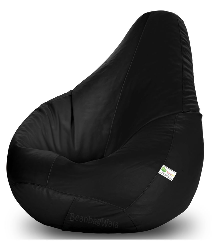 BEAN BAGWALA BEAN BAG  XXXL BLACK With Fillers Beans Buy 