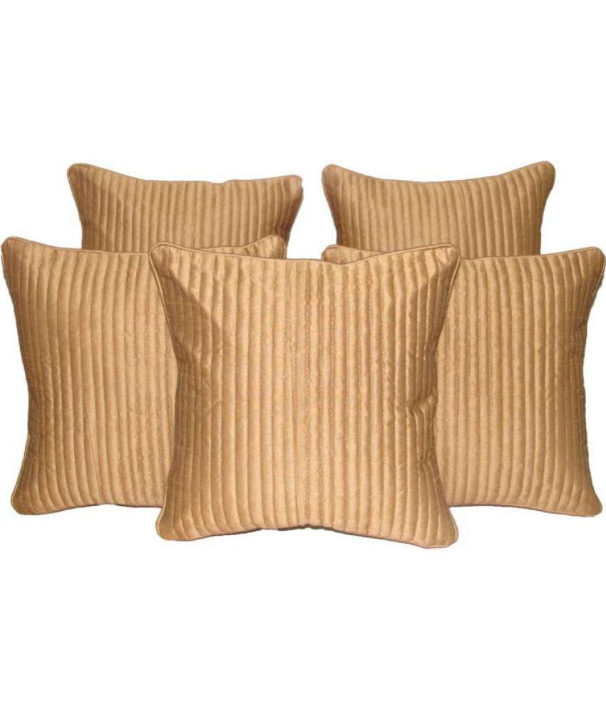 FKPL Set of 5 Polyester Cushion Covers 40X40 cm (16X16) Buy Online at