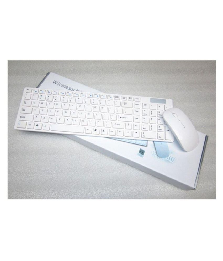 SRB Wireless Keyboard -A5 White Wireless Keyboard Mouse Combo - Buy SRB