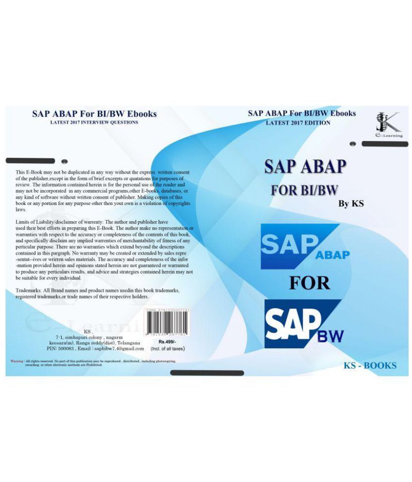 Sap Abap For Bi Bw Ebook Buy Sap Abap For Bi Bw Ebook Online At