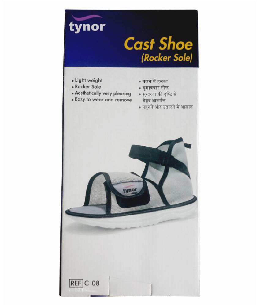     			Tynor Cast Shoe Rocker Sole, Grey, Medium, 1 Unit