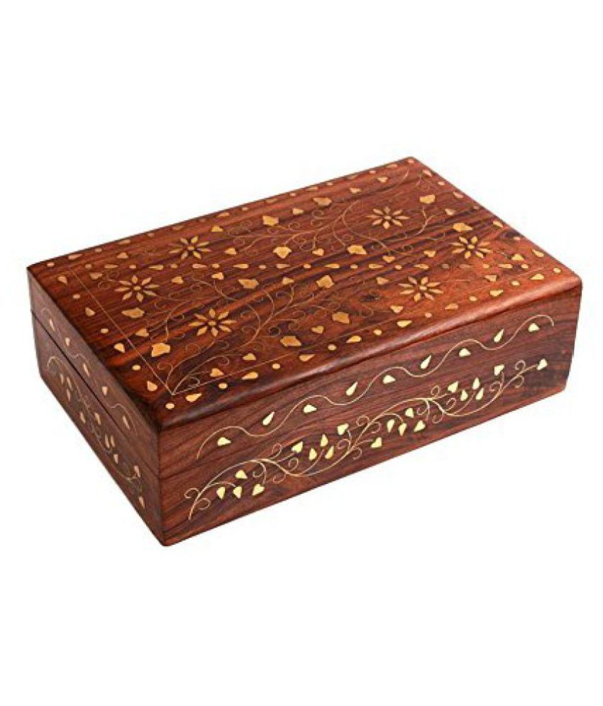 Khan handicraft Wooden Jewellery Box: Buy Khan handicraft Wooden ...