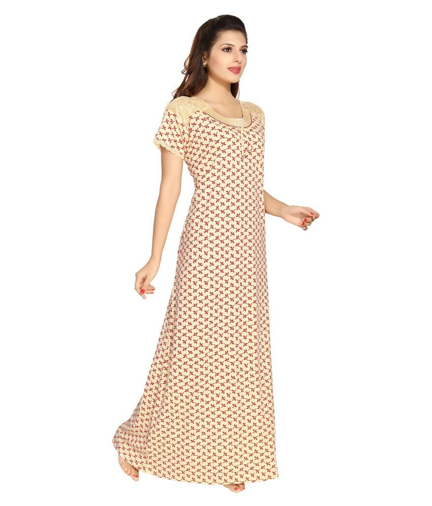 nighty gown cotton