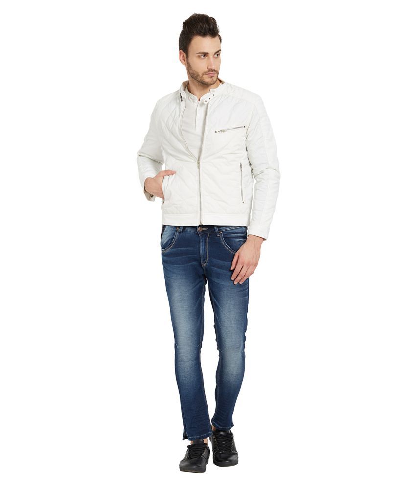 spykar white jacket