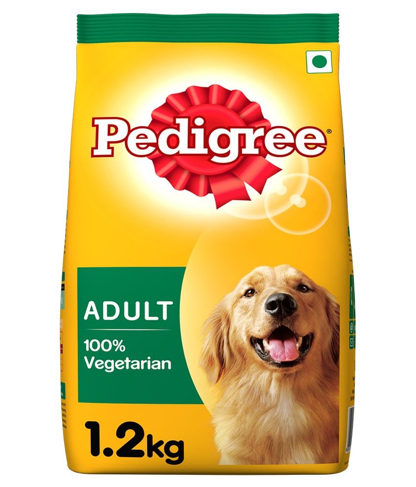 Pedigree (Adult Dog Food) Vegetarian, 1.2 kg Pack Buy Pedigree