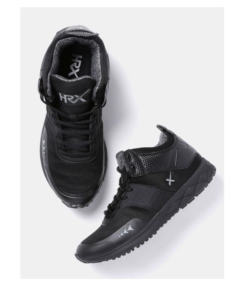 hrx black casual shoes