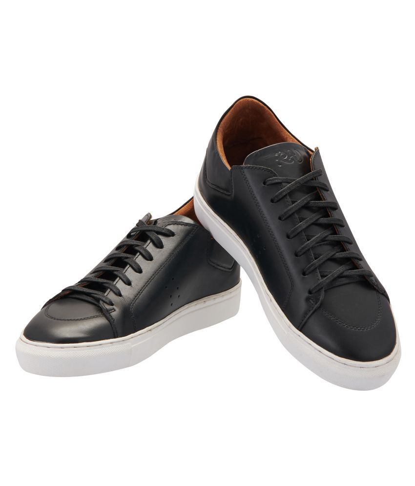 RAD URBANE Burnished leather Sneakers Black Casual Shoes - Buy RAD ...