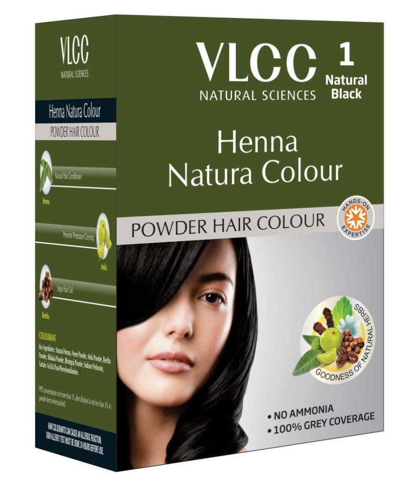 VLCC Henna Natura Colour (Natural Black) - 100 gm: Buy VLCC Henna Natura  Colour (Natural Black) - 100 gm at Best Prices in India - Snapdeal