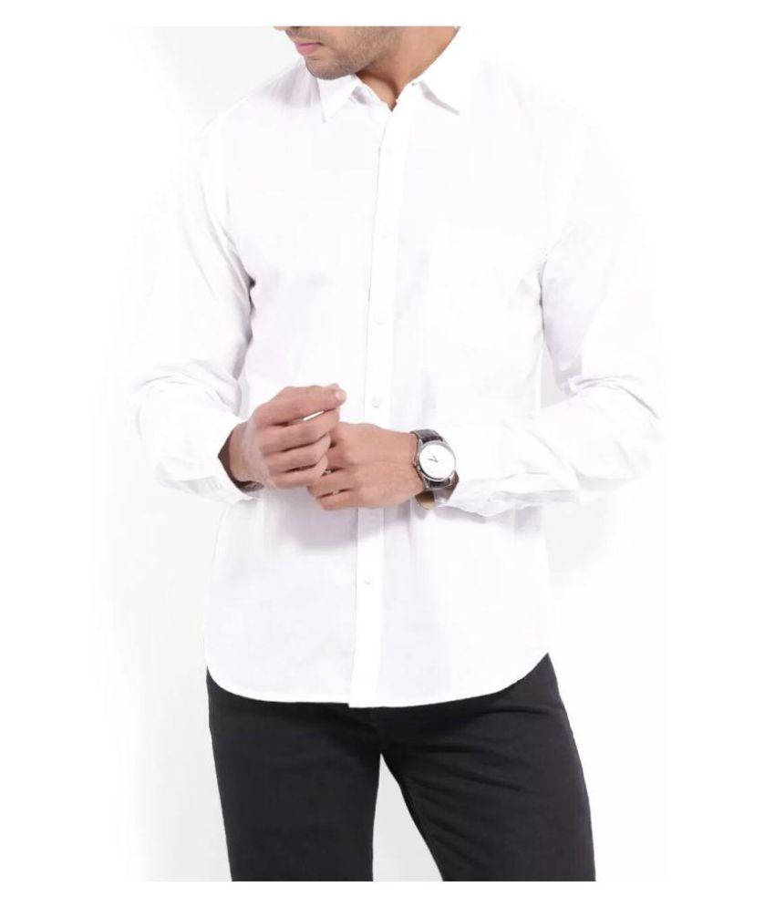 low price white shirt