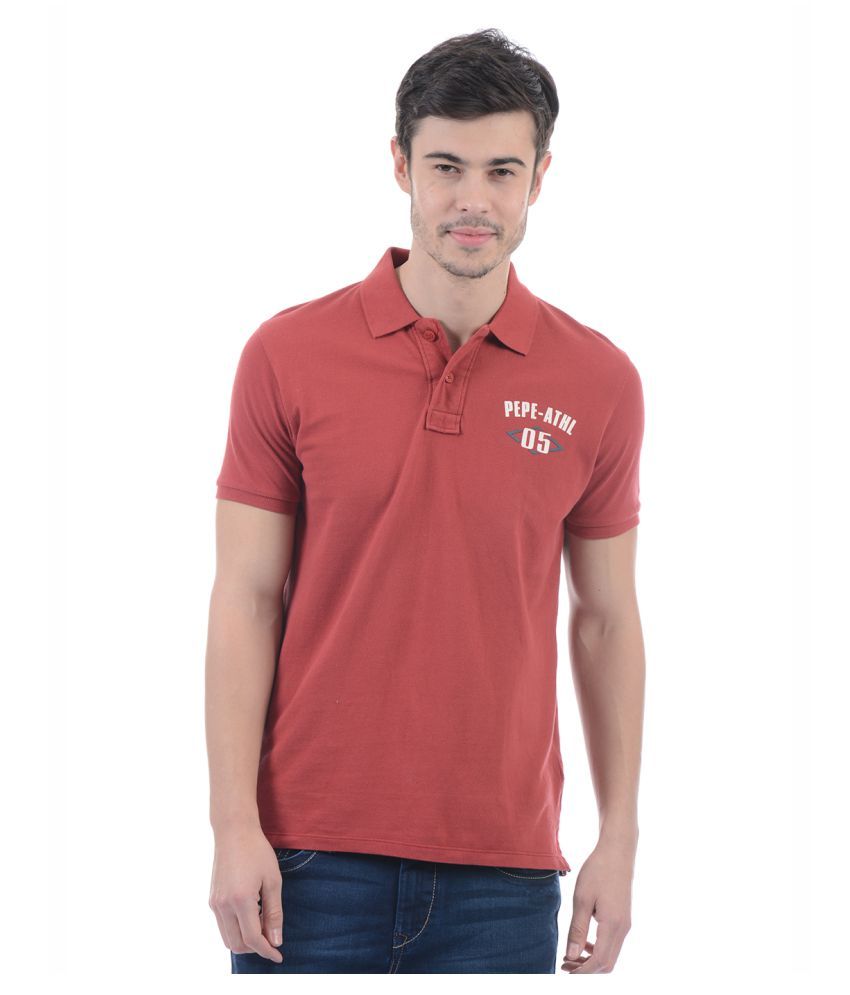 pepe jeans red t shirt