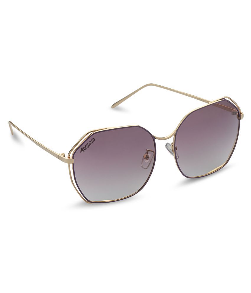 Caprio - Brown Square Sunglasses ( 60BL ) - Buy Caprio - Brown Square ...