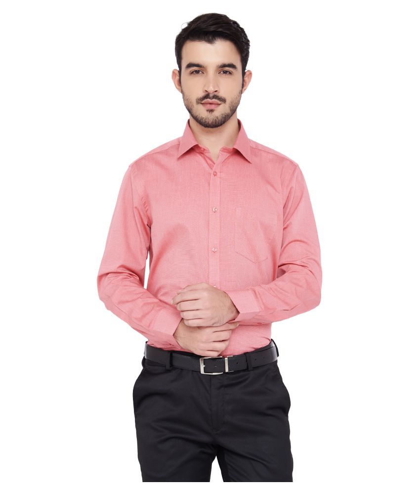 mens red formal shirt uk