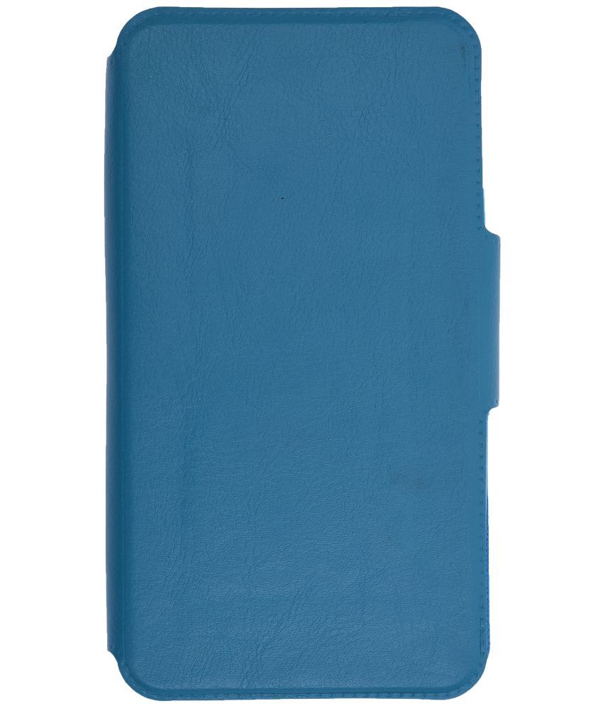 Micromax Bolt Q383 Flip Cover by Shopme Blue Flip Covers Online at