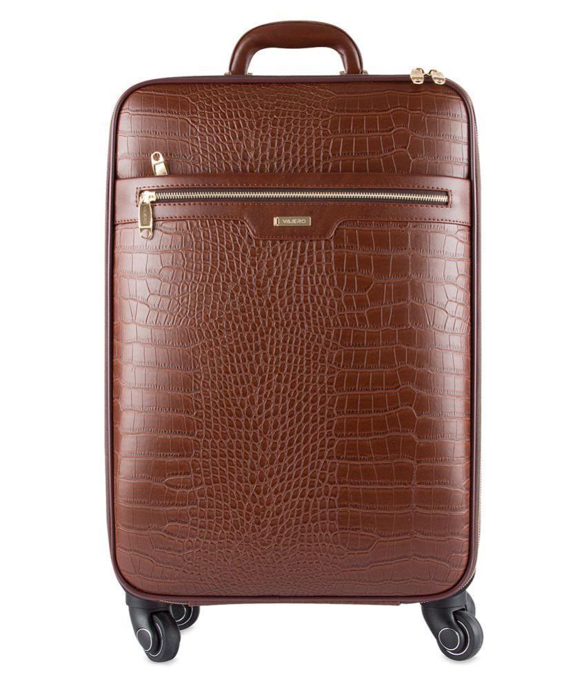 Vajero Brown S (Below 60cm) Check-in Luggage - Buy Vajero Brown S ...